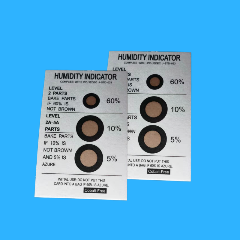 3 Spots Cobalt Free Humidity Indicator Card MIL-I-8835| J-STD-033D