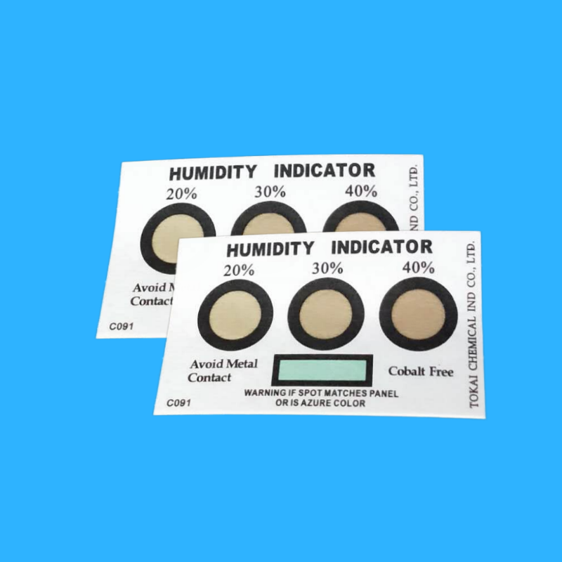 LED Three Points Cobalt free Humidity Indicator Card Strip