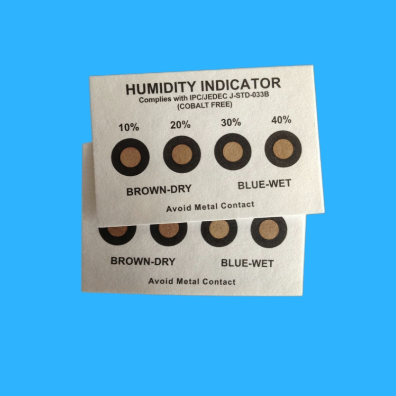  4 Spots Cobalt free Humidity Indicator Card 10%-40% J-STD-033