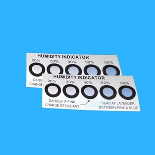 Blue To Pink Humidity Indicator Card