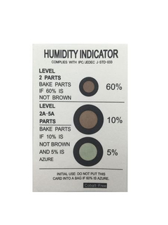 China PCB HIC Humidity Indicator Card