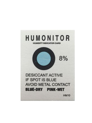 8% Blue Humonitor Humidity Indicator Cards