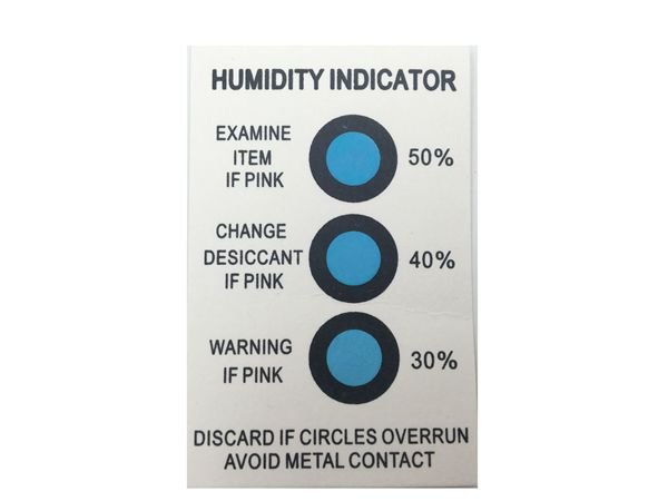 3 Spots 5%,10%,15% RH PCB Humidity Indicator Card
