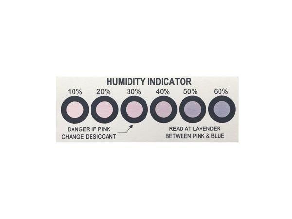 Moisureproof Packing 6 Dots Humidity Indicator Label 