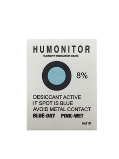 Blue Pink Humidity Indicator Sticker