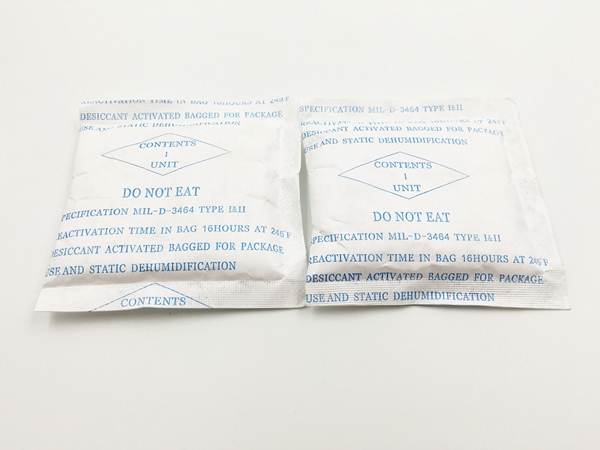 Desiccant Silica Moisture Absorbing Packets